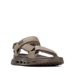 NEW XTI men's airsole ergonomic t-strap sandals in taupe